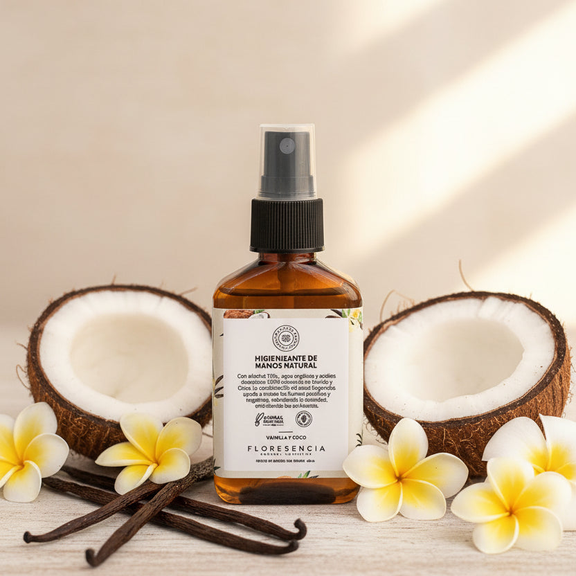 Higienizante de Manos - Vainilla y Coco 60 ml.