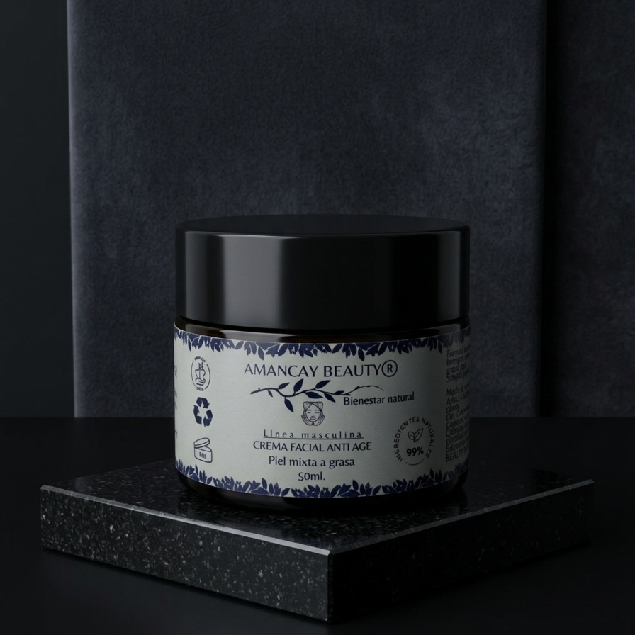 Crema facial masculina Anti Age